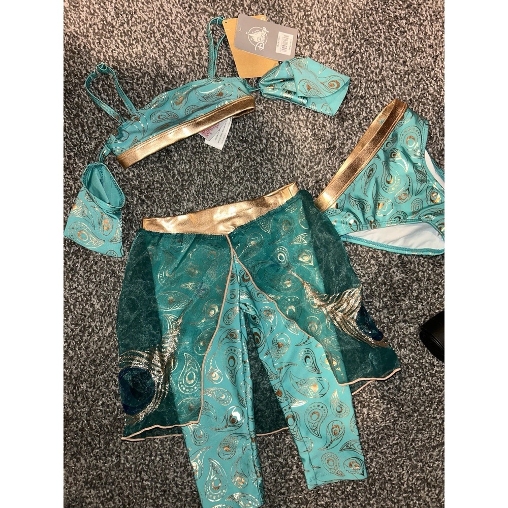 2T Princess Jasmine Swim Suit Set
